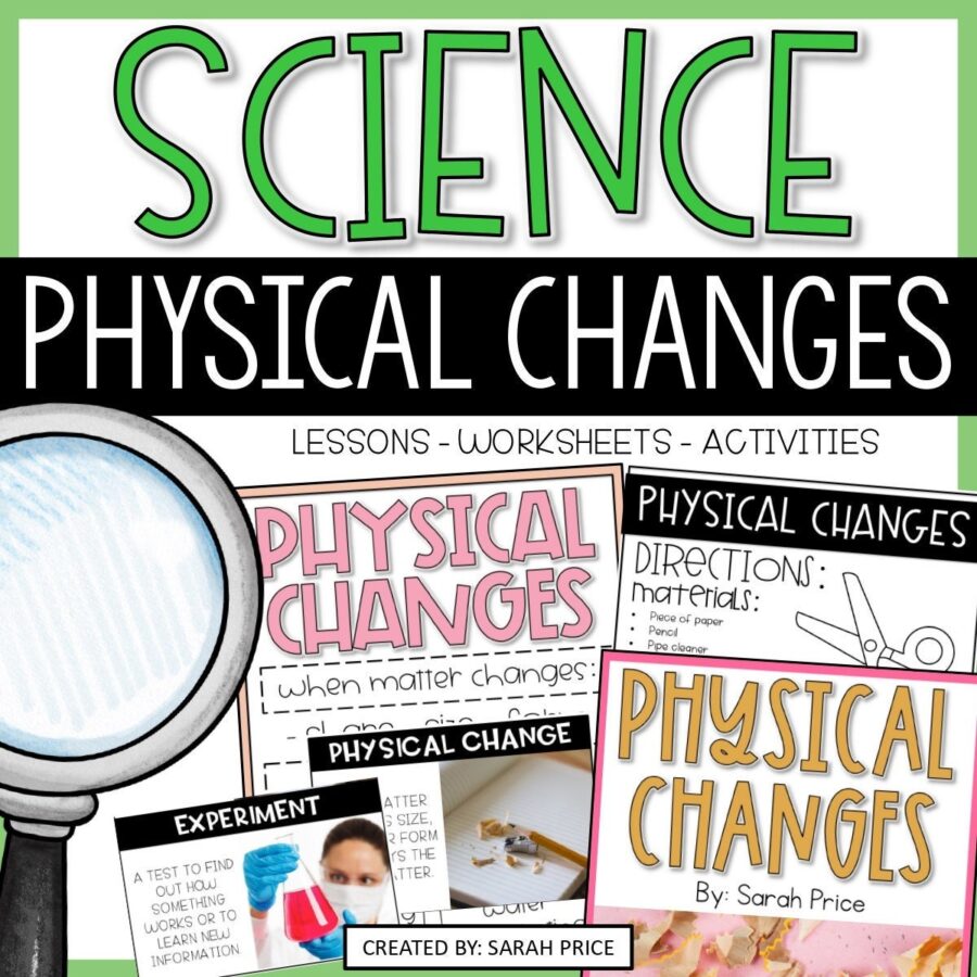 2nd Grade Science Physical Changes & Properties Of Matter Interactive ...