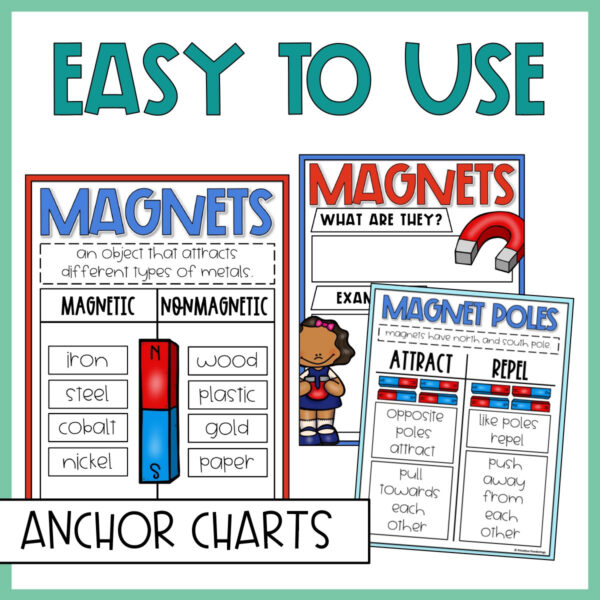 2nd & 3rd Grade Science Magnets Unit - Magnetism Activities, Lessons, Worksheets - Image 6