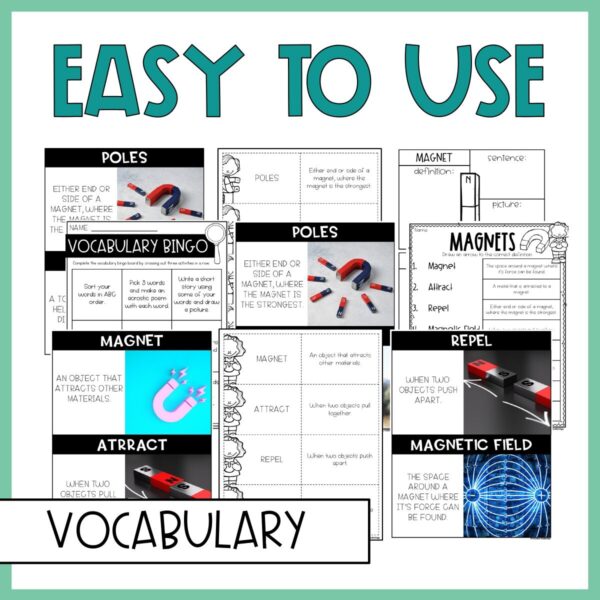 2nd & 3rd Grade Science Magnets Unit - Magnetism Activities, Lessons, Worksheets - Image 7