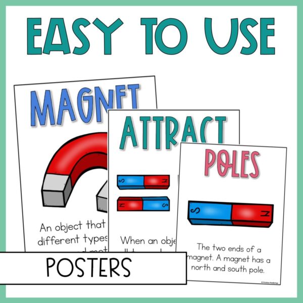 2nd & 3rd Grade Science Magnets Unit - Magnetism Activities, Lessons, Worksheets - Image 8