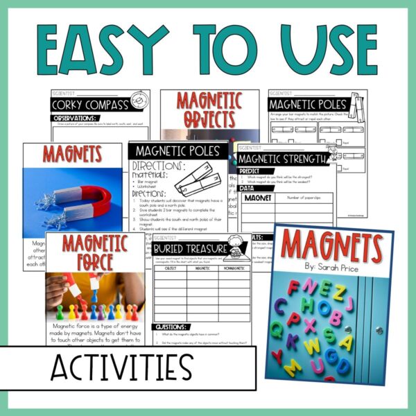 2nd & 3rd Grade Science Magnets Unit - Magnetism Activities, Lessons, Worksheets - Image 9