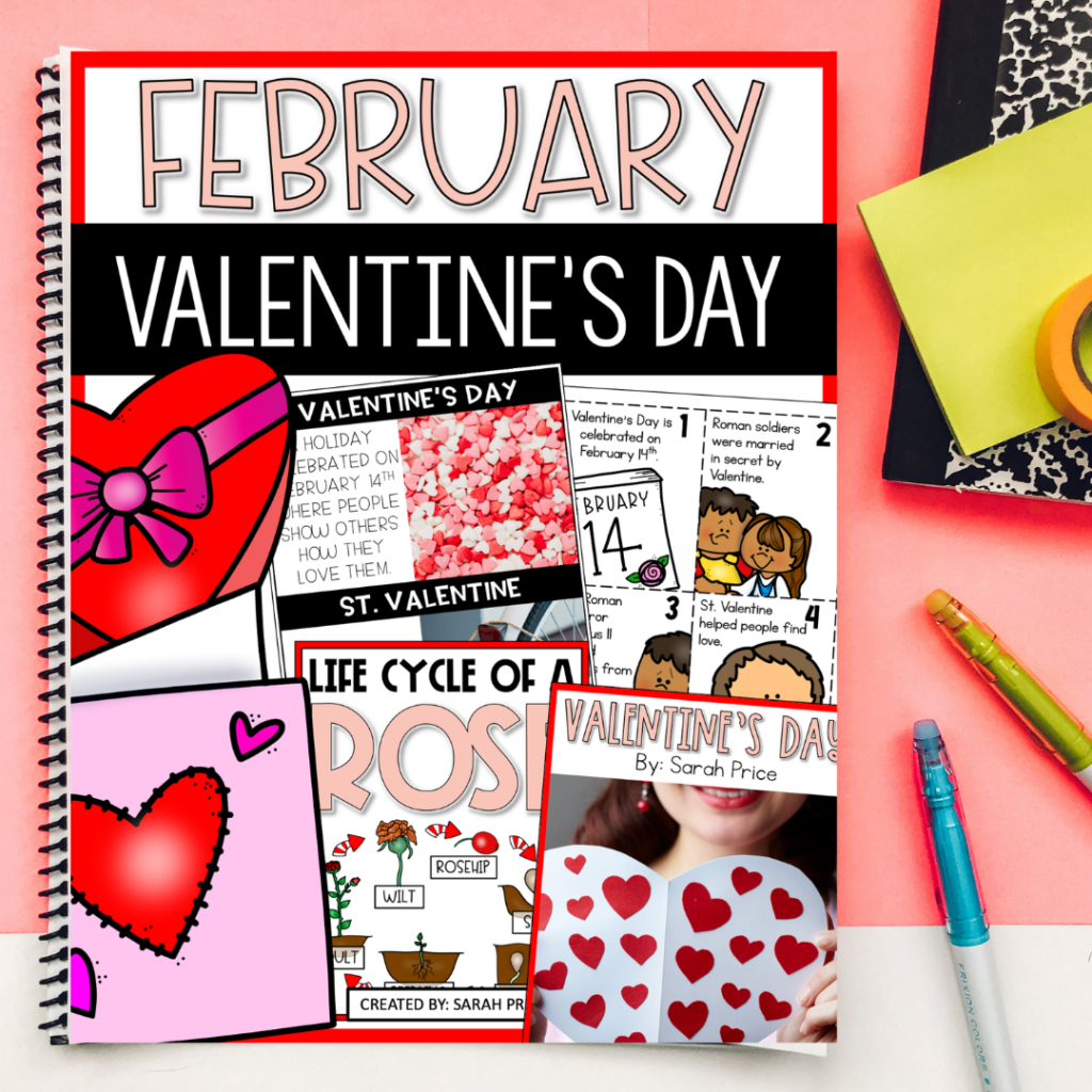 Valentine's Day themed lessons blog post