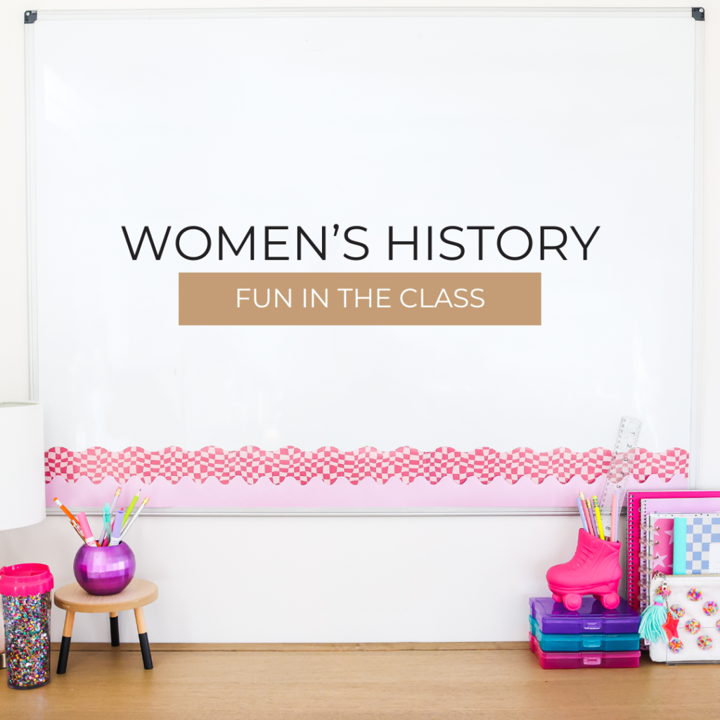 Women's History Month activities blog post