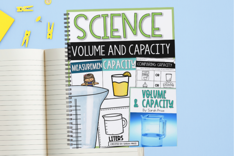 measuring liquid volume worksheets and activities for 2nd and 3rd grade students learning capacity
