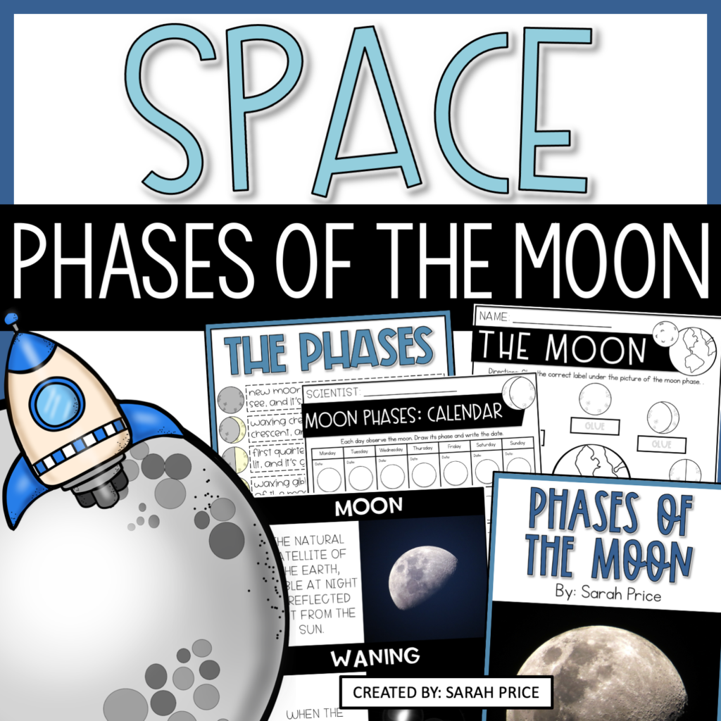 phases of the moon worksheet pack