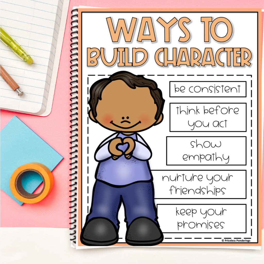 ways to build character anchor chart