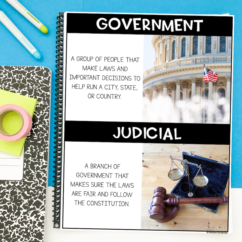 three branches of government worksheets