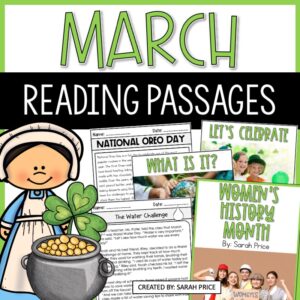 2nd Grade March Reading Passages for Kids