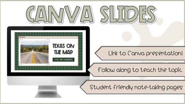 4th Grade Geography Worksheets | Texas Cities & Landmarks Unit | History Lessons & TEKS-Aligned Activities - Image 6