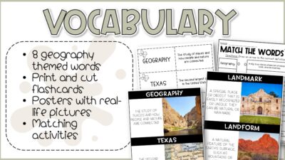 4th Grade Geography Worksheets | Texas Landmarks And Cities